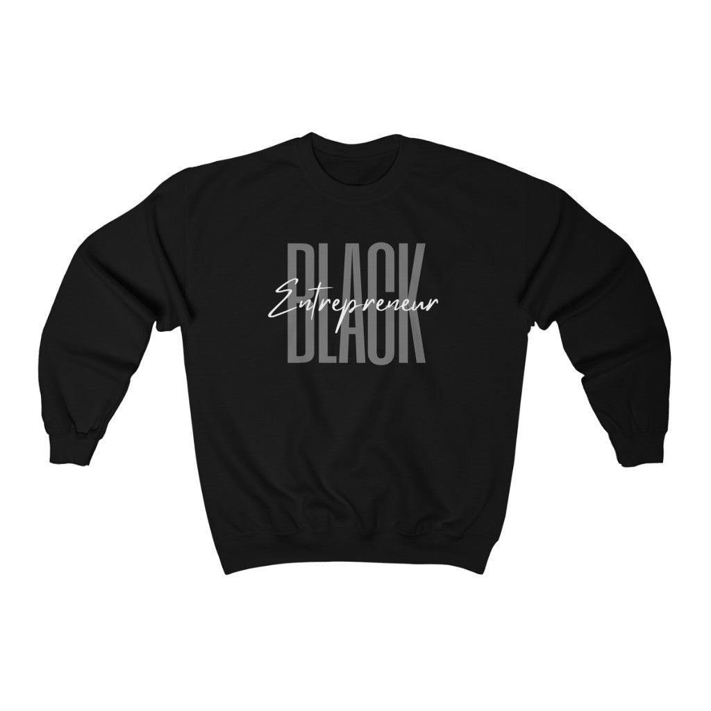 Black Entrepreneur Crewneck Sweatshirt