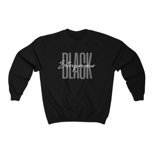 Black Entrepreneur Crewneck Sweatshirt